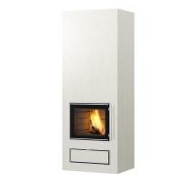 Дровяной камин JAANI V1 Tulikivi Туликиви Белый, 2100мм, нижнее подключение