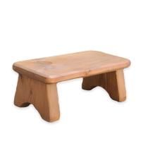 Подставка ступенька 400*200*150 (сосна) R крашеная для бани