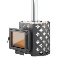 Дровяная печь Этна Люкс 24 (Панорама)