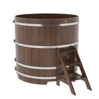 Купель круглая BentWood дуб морёный 1500х1400 мм
