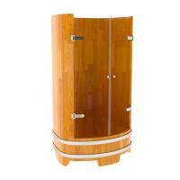 Душевая кабина BentWood лиственница натуральная сращенные ламели 950х1200х2000 мм