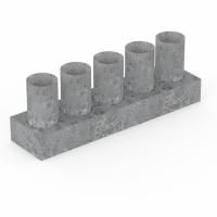 Подставка охлаждающая с 5 стопками, из талькохлорита Sawo R-300