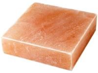 Соляной блок из Гималайской соли шлифованный 20*20*5см