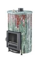 Дровяная печь Ферингер Уют-25 змеевик+россо леванте