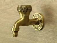 Бронзовый кран Керамия SM-18 для бани и хамама