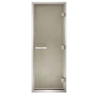 Дверь для хаммам Maestro Woods Арабика сатин (серый) 800х1900 правая