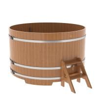 Купель круглая BentWood дуб натуральный 1800х1100 мм