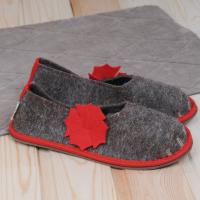 Тапочки-балетки "Мак" женские для бани