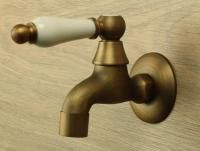 Бронзовый кран Керамия SM-15 для бани и хамама
