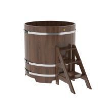 Купель круглая BentWood дуб морёный 1170х1200 мм