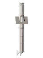 Дымоход Schiedel Kerastar (настенный монтаж) 8 метров, диаметр 200мм