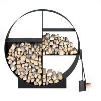 Дровница Везувий Everest (черный)