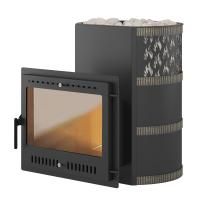 Дровяная печь Везувий Лава 22 Панорама "М"