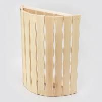 Абажур угловой волна (липа) для бани