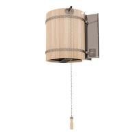 Обливное устройство Ливень с деревянным обрамлением «светлое дерево»