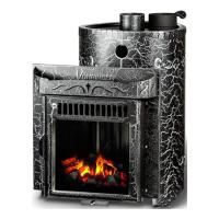 Дровяная печь Ферингер Классика ПС Стандарт Антик с панорамной топкой