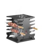 Мангал Везувий разборный вертикальный