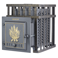 Дровяная печь Гефест в сетке 15