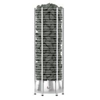 Электрическая печь Sawo Tower TH6-120NS-P (12 кВт, нержавейка, круглая), выносной пульт (пульт и блок мощности покупается отдельно)