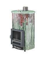 Дровяная печь Ферингер Уют-25 верде гватемала+россо леванте