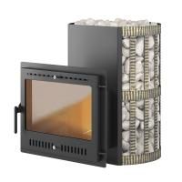 Дровяная печь Везувий Скиф Ковка 22 Панорама "М"