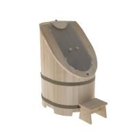 Фитобочка со стеклом Бентвуд Премиум цвет: натуральный, цвет фурнитуры: 007