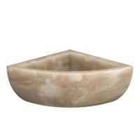 Курна угловая Talc мраморная КМ84 без слива