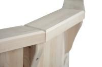 Декоративный бортик Бентвуд из кедра. Cегмент 1/4 2100 мм