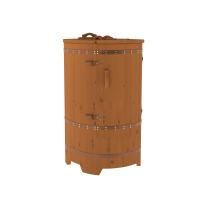 Фитобочка прямая Бентвуд Стандарт цвет: коньяк, цвет фурнитуры: 007