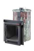 Дровяная печь Ферингер Малютка жадеит+россо леванте