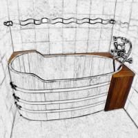 Опция Blumenberg Тумба "ниша" для купели диам. 153