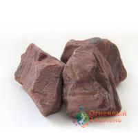 Камни для печей Огненный камень Яшма обвалованная 10 кг, ведро