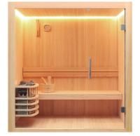 Финская сауна Frank F806 ЛИПА (печь СФЕРА с ПУ 7 кВт+80 кг камней КВАРЦ белые)