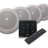 Комплект влагостойкой акустики Steam&Water 4-Black Standart Eco