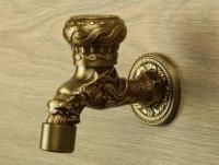 Бронзовый кран Керамия SM-27 для бани и хамама