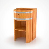 Умывальник Бентвуд стойка прямая лиственница натуральная