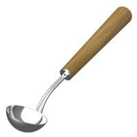 Черпак Sawo 441-md (из нержавейки с деревянной ручкой, d85)