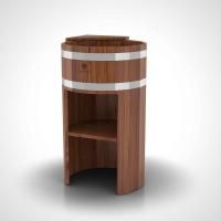 Умывальник Бентвуд стойка угловая лиственница мореная