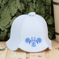 Шляпка "Гжель" для бани