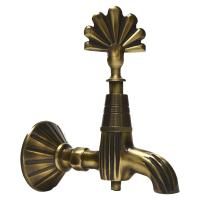 Кран латунный Steam&Water для хамама, Бронза (003-А)