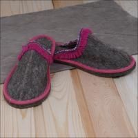 Тапочки закрытые "Классика" женские для бани