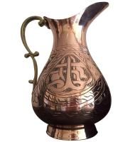 Кувшин для хамама Steam&Water (цвет медь+орнамент) КМ-4, Н. 25 см.