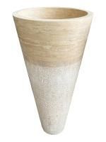 Курна из травертина островная Steam&Water №37