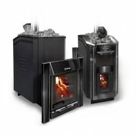 Дровяная печь Ермак Люкс Black 30