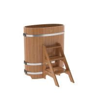 Купель овальная BentWood из дуба овальная, натуральный 590х1060х1200 мм