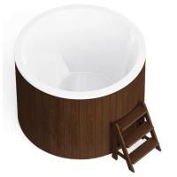 Круглая купель POLARSPA COMFORT 160 COLD термобереза темная