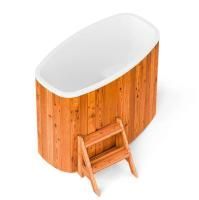 Овальная купель POLARSPA STANDART 79 термобереза светлая