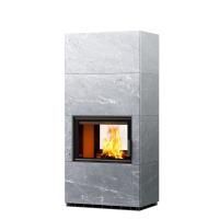 Дровяной камин конвекционный LAMU Туликиви Classic, 1900мм, верхнее подключение