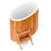 Овальная купель POLARSPA STANDART 68 термососна светлая