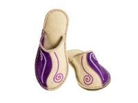 Тапочки закрытые "Сирень" женские для бани